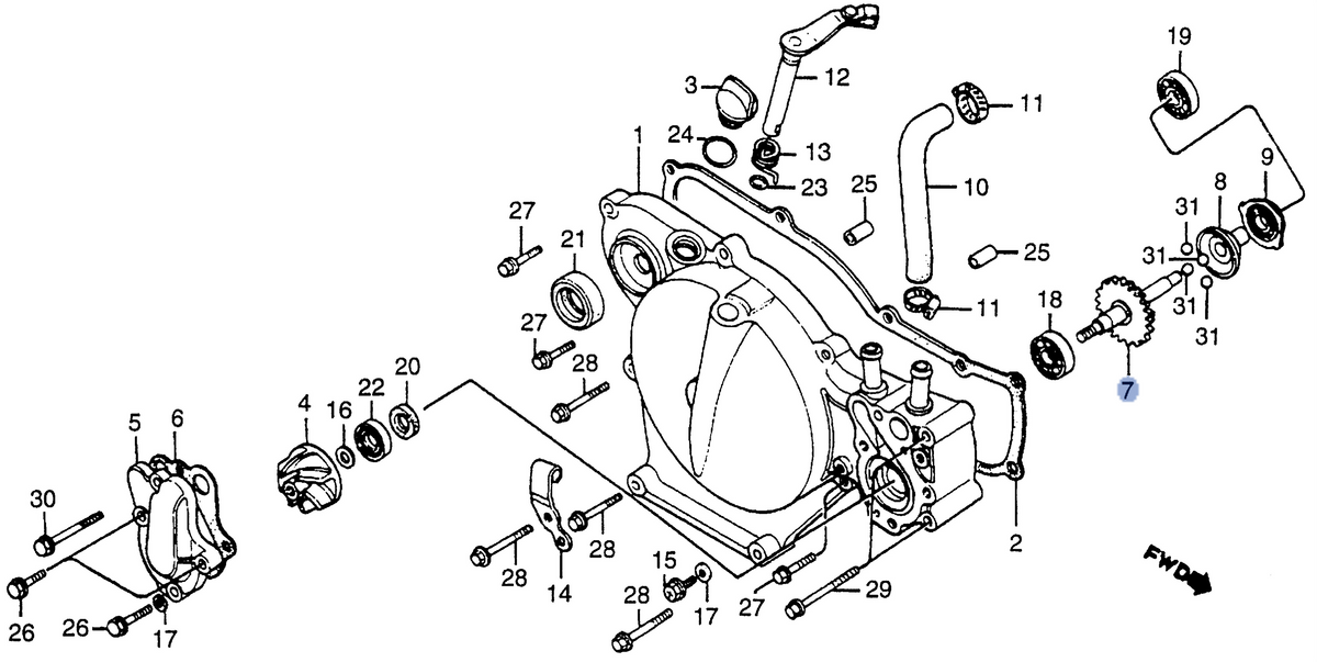 Honda OEM part 19230-GC4-730