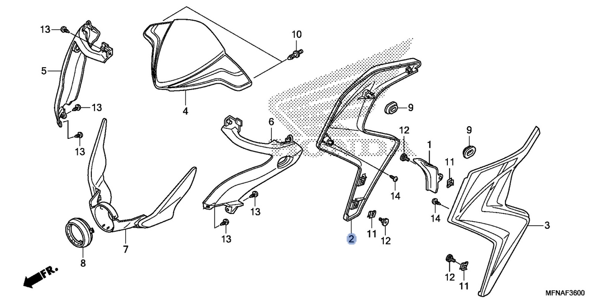 Honda OEM part 19240-MFN-T60ZA