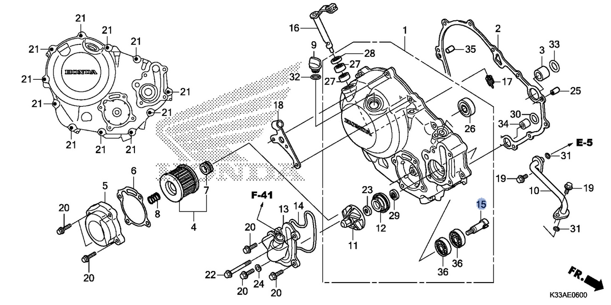 Honda OEM part 19241-KZZ-D20