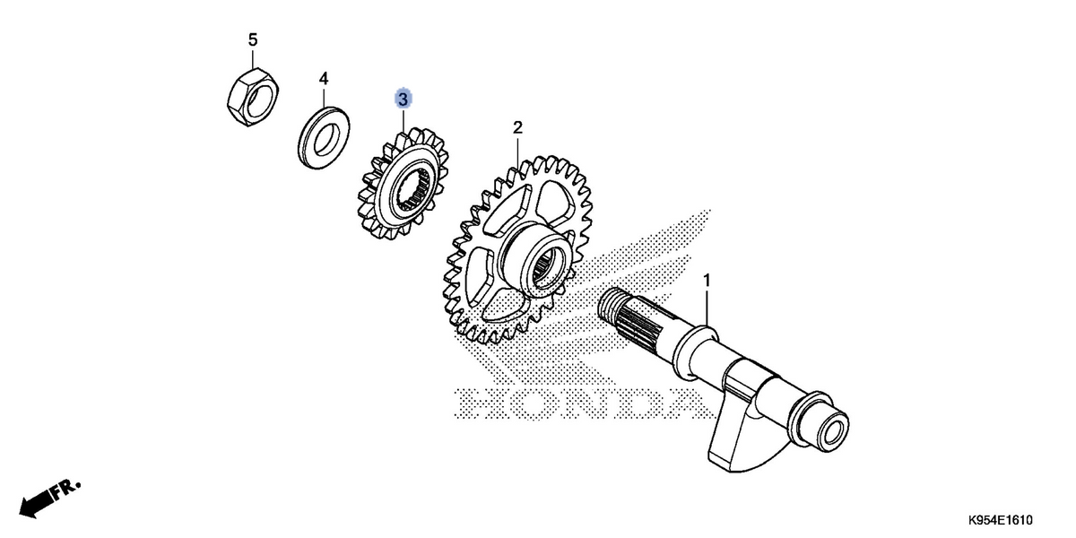 Honda OEM part 19245-K95-A20