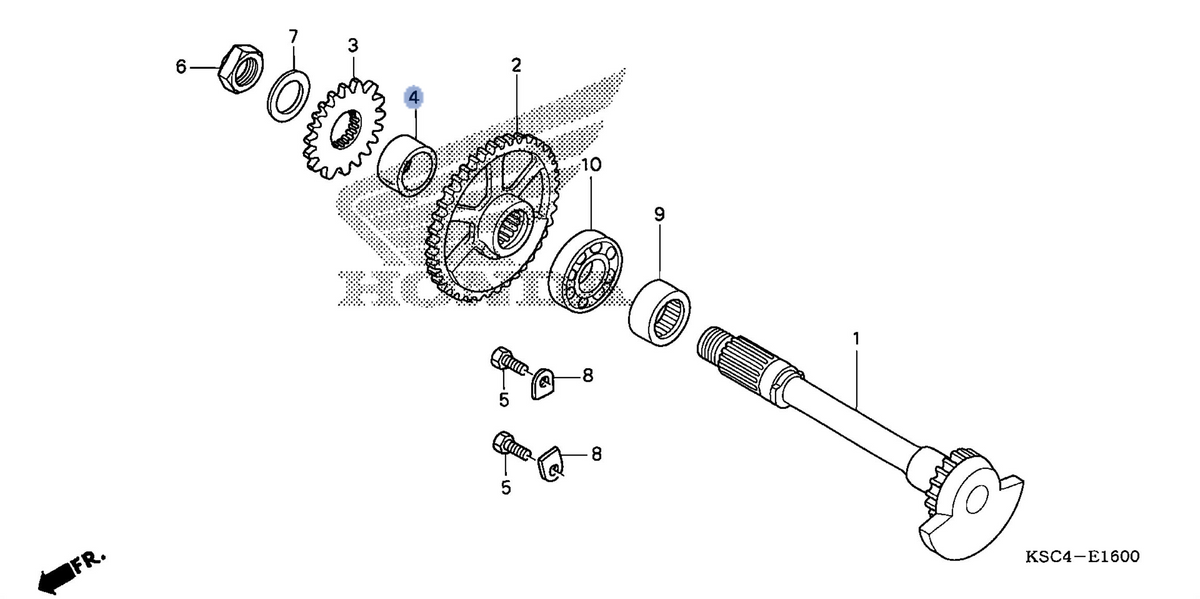 Honda OEM part 19246-KSC-670