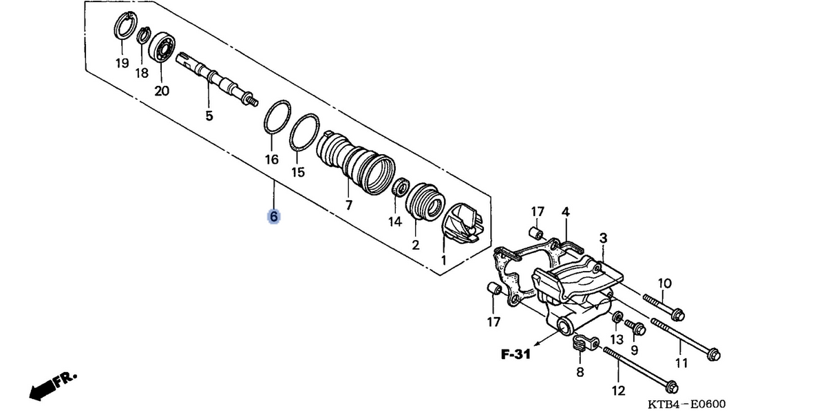 Honda OEM part 19250-KAB-010