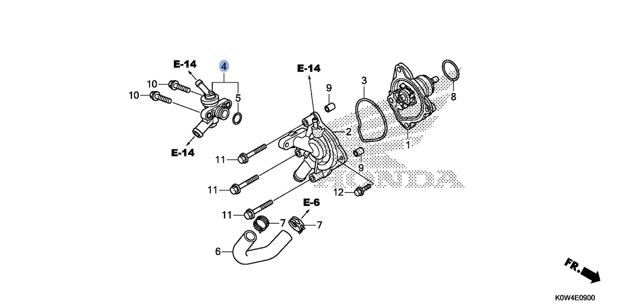 Honda OEM part 19300-K35-V01