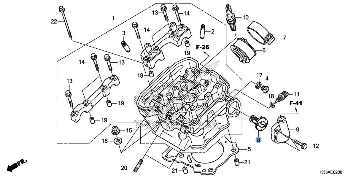 Honda OEM part 19300-KGF-911