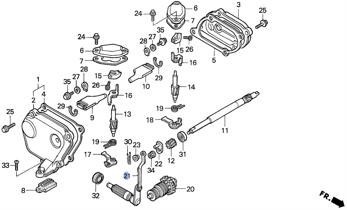 Honda OEM part 19300-KZ4-700