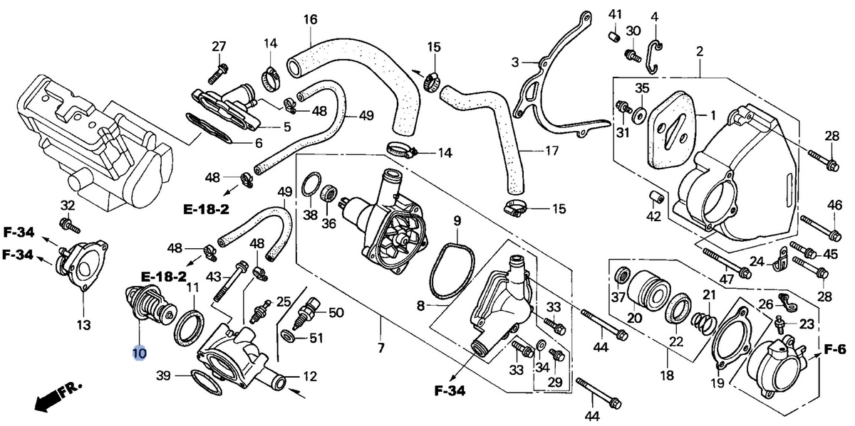 Honda OEM part 19300-MAT-761