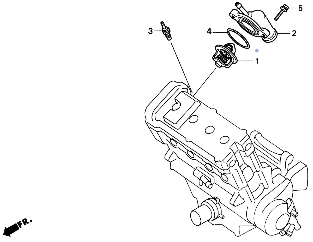 Honda OEM part 19300-ML7-003