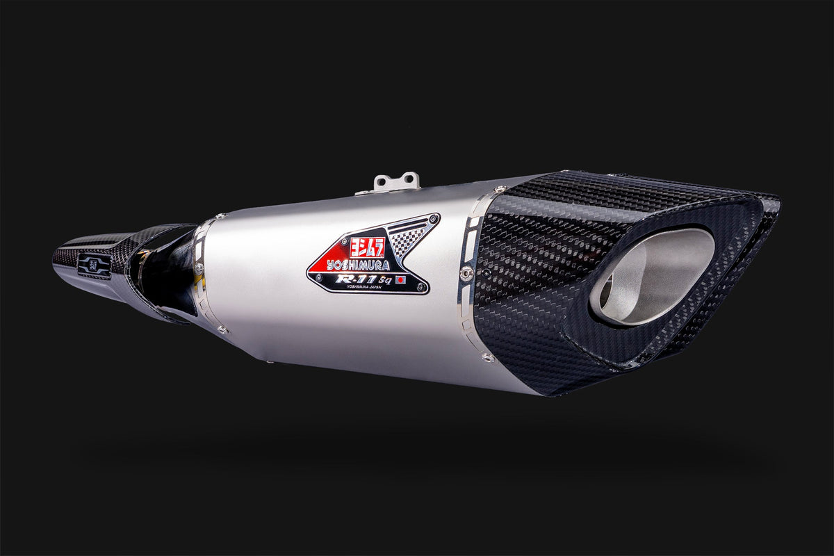 HAYABUSA 2021-26 Race R-11SQ-R Dual Stainless Slip-On Exhaust, w/ Stainless Mufflers - 1U0-592-L13G0