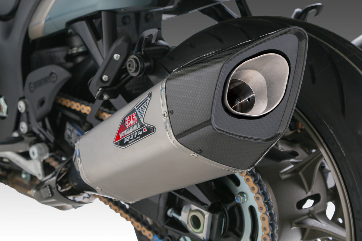 HAYABUSA 2021-26 Race R-11SQ-R Dual Stainless Slip-On Exhaust, w/ Stainless Mufflers - 1U0-592-L13G0