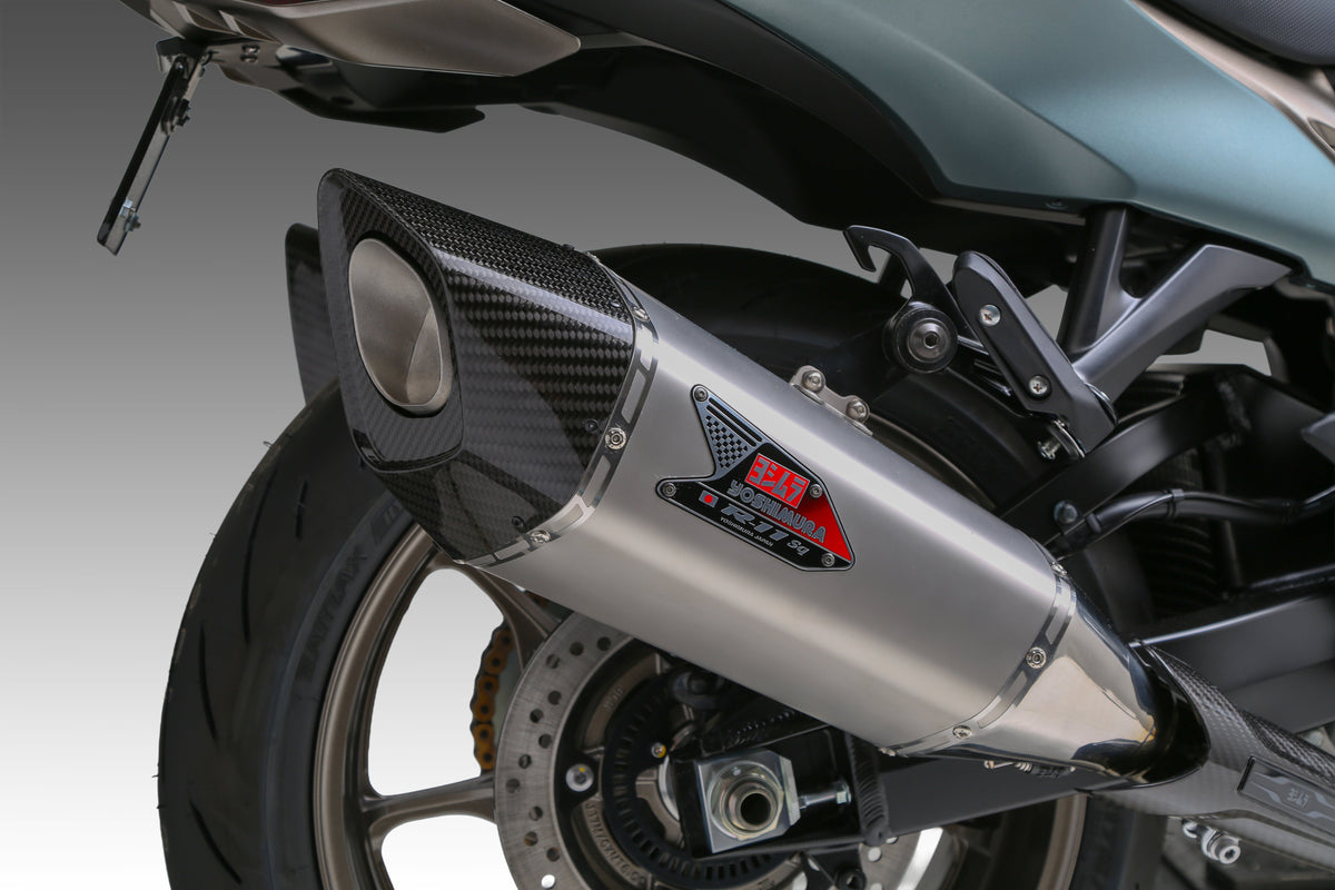 HAYABUSA 2021-26 Race R-11SQ-R Dual Stainless Slip-On Exhaust, w/ Stainless Mufflers - 1U0-592-L13G0