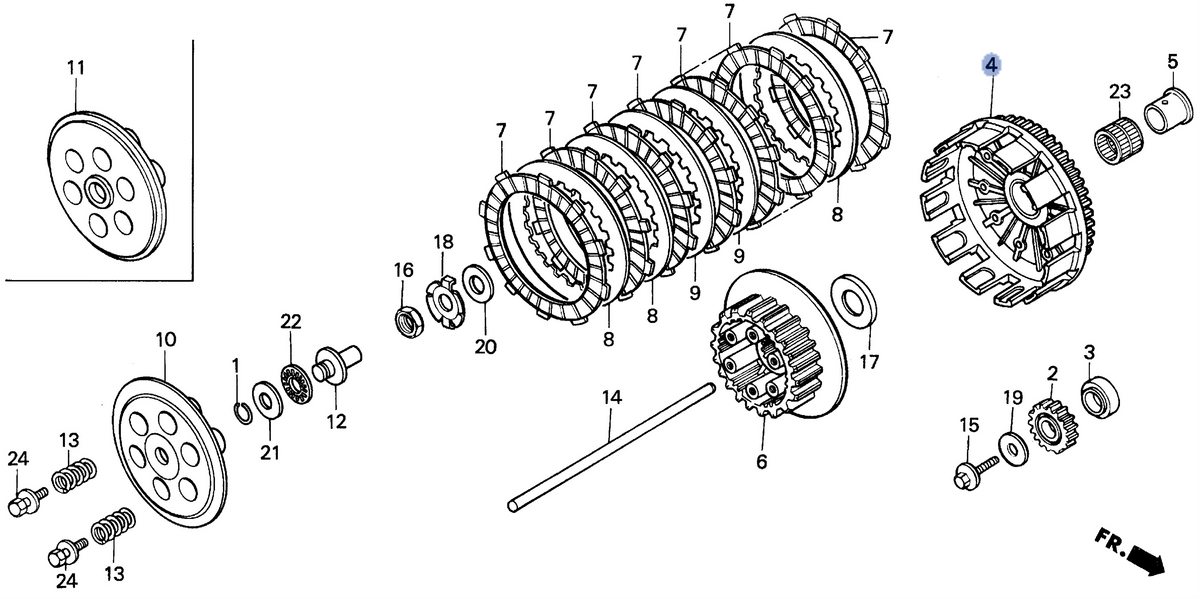 Honda OEM part 22100-KSK-670
