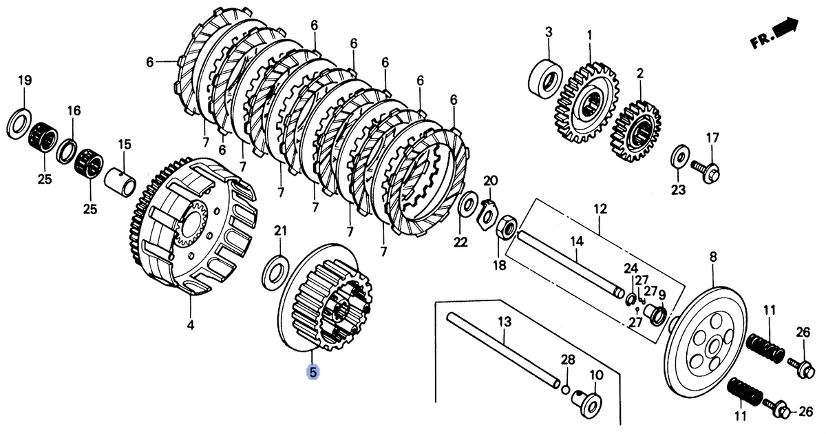 Honda OEM part 22120-KAE-010