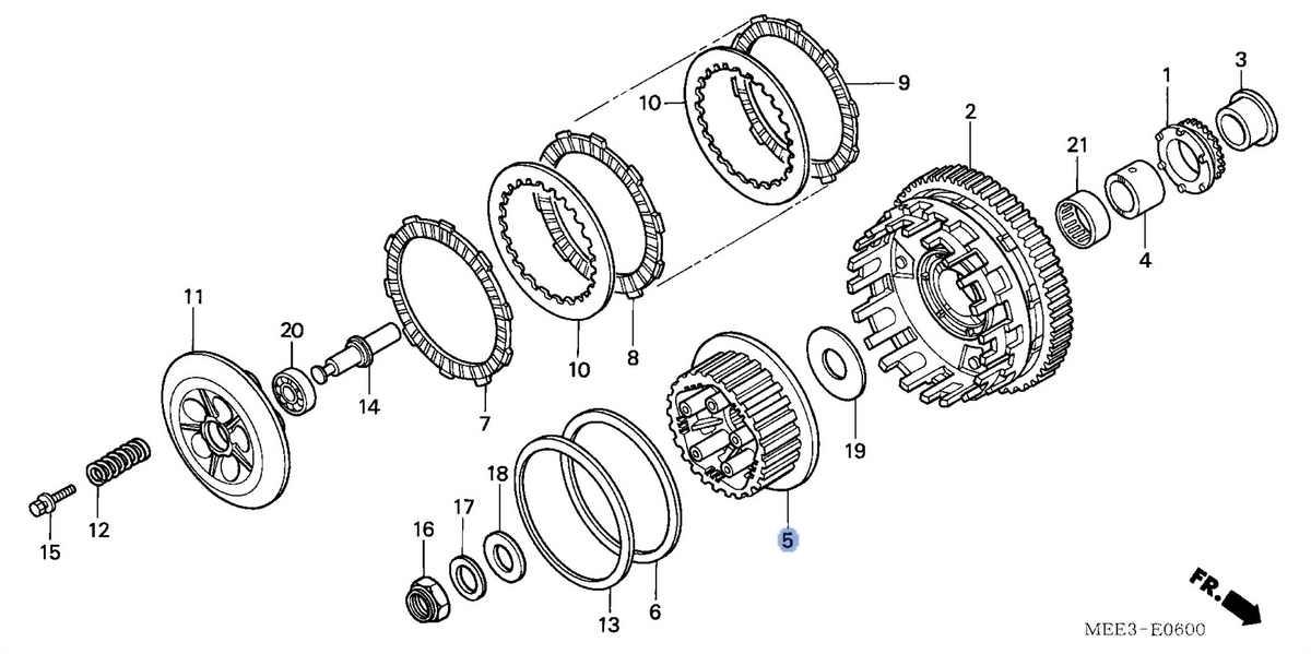 Honda OEM part 22120-MEE-000