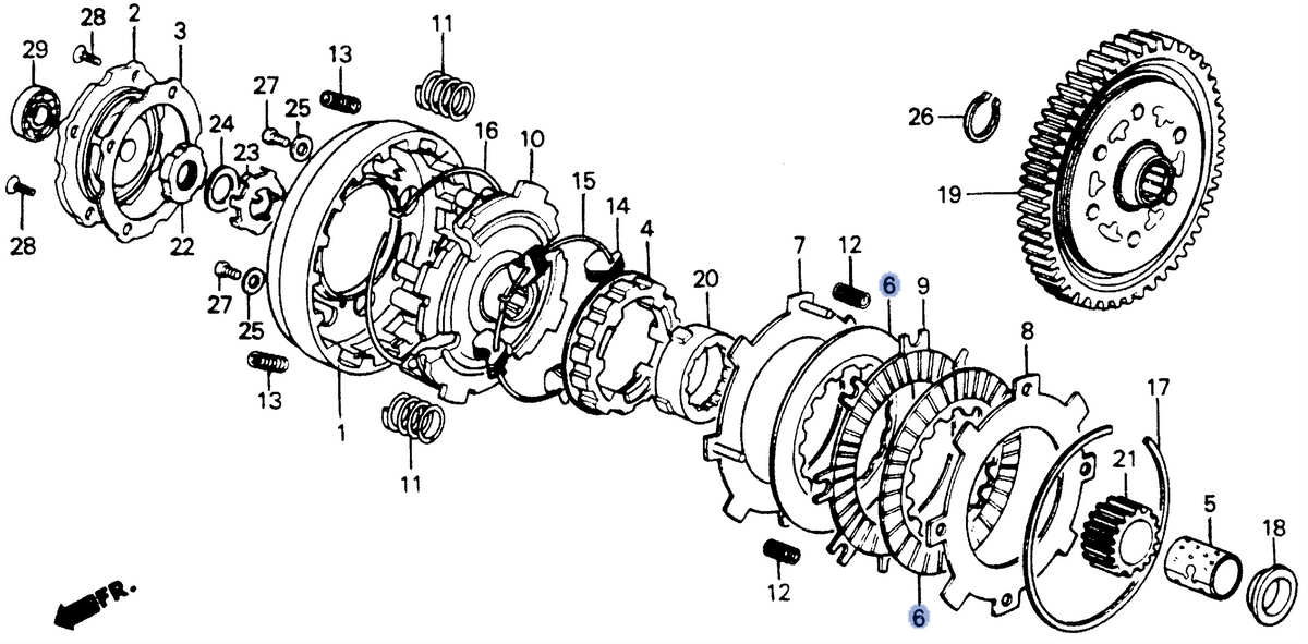 Honda OEM part 22201-092-000