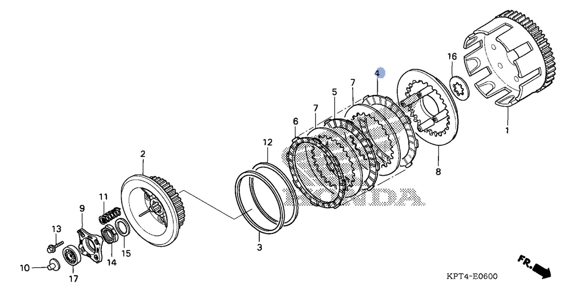 Honda OEM part 22201-KBW-900