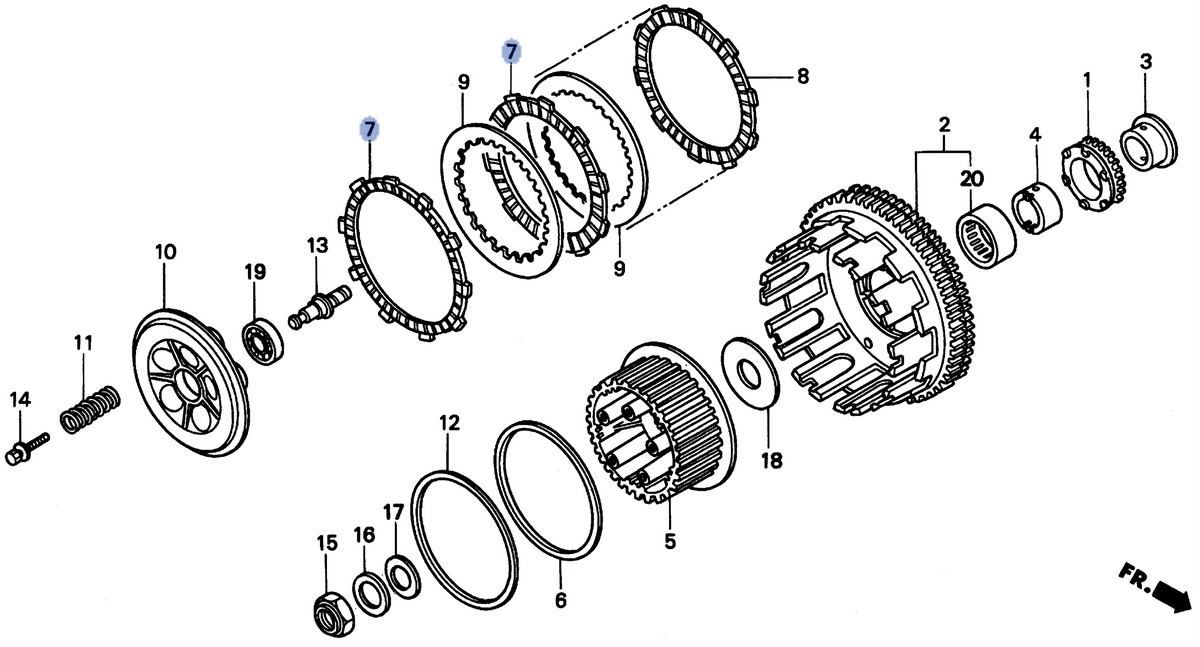 Honda OEM part 22201-MAE-000