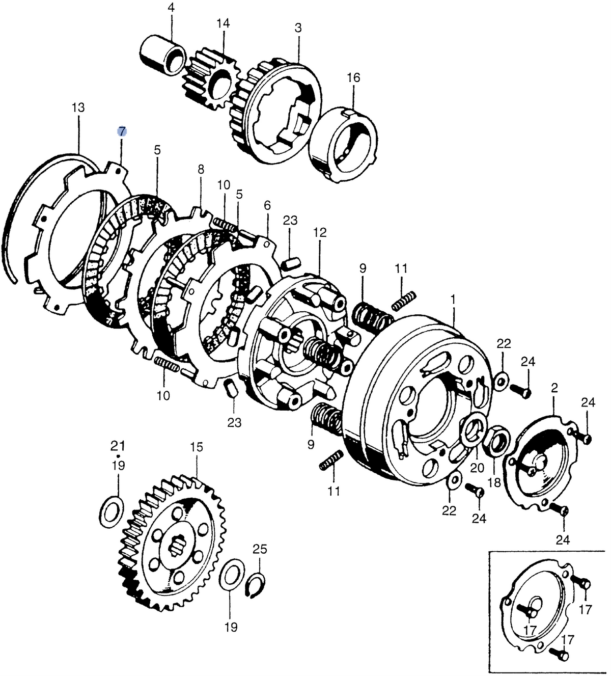 Honda OEM part 22321-041-000