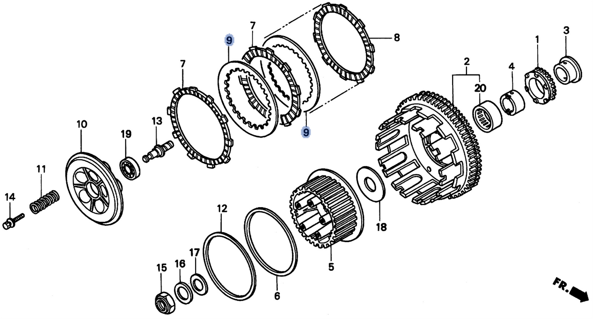 Honda OEM part 22321-MAS-000