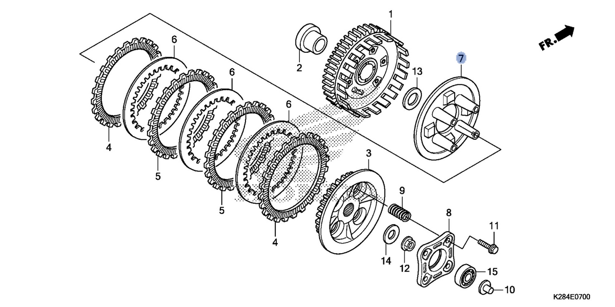 Honda OEM part 22355-KWS-901