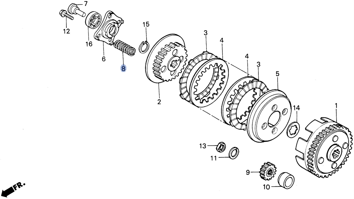 Honda OEM part 22401-KN4-680