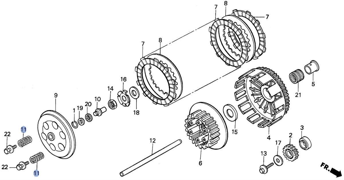 Honda OEM part 22401-ML3-910