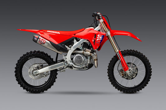 CRF450R/RX 25-26 RS-12 Stainless Full Exhaust, w/ Stainless Muffler - 225860S520