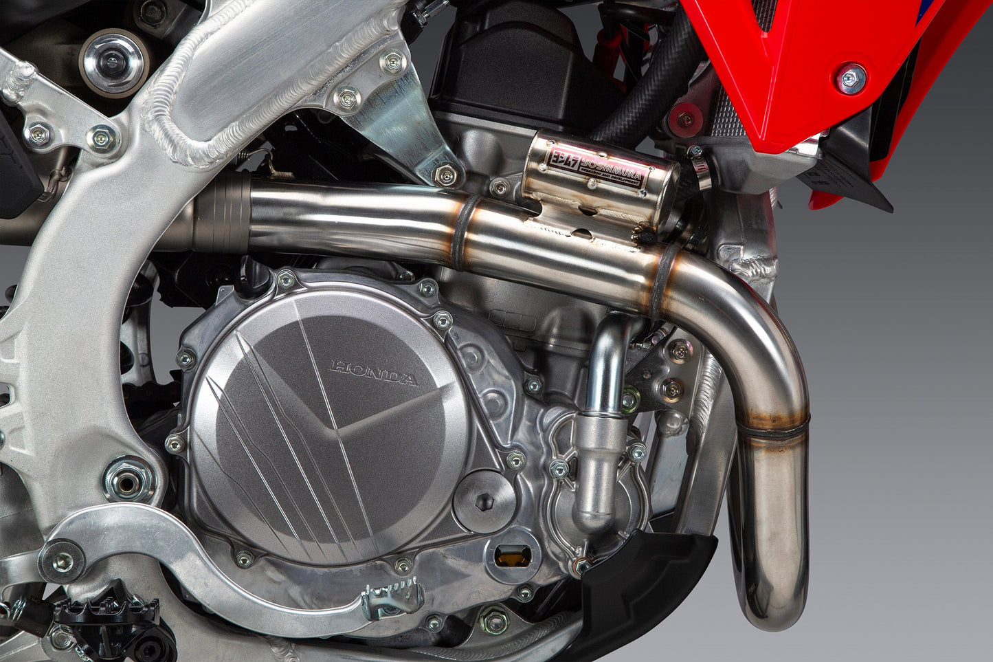 CRF450R/RX 25-26 RS-12 Stainless Full Exhaust, w/ Stainless Muffler - 225860S520