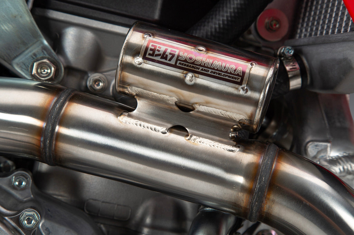 CRF450R/RX 25-26 RS-12 Stainless Full Exhaust, w/ Stainless Muffler - 225860S520