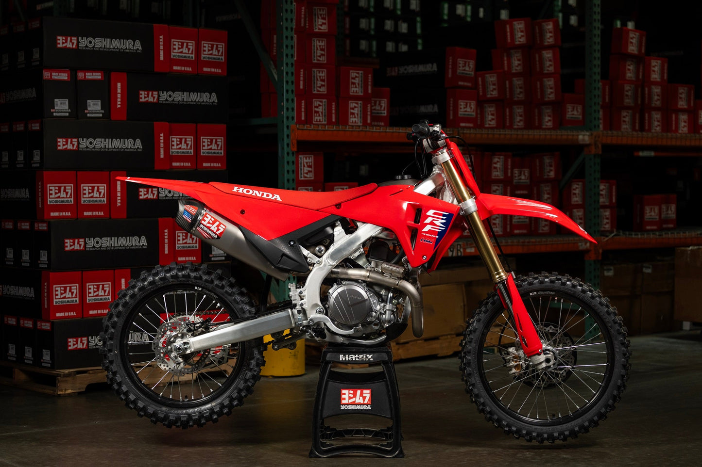CRF450R/RX 25-26 RS-12 Titanium Full Exhaust, w/ Titanium Muffler - 225861S720