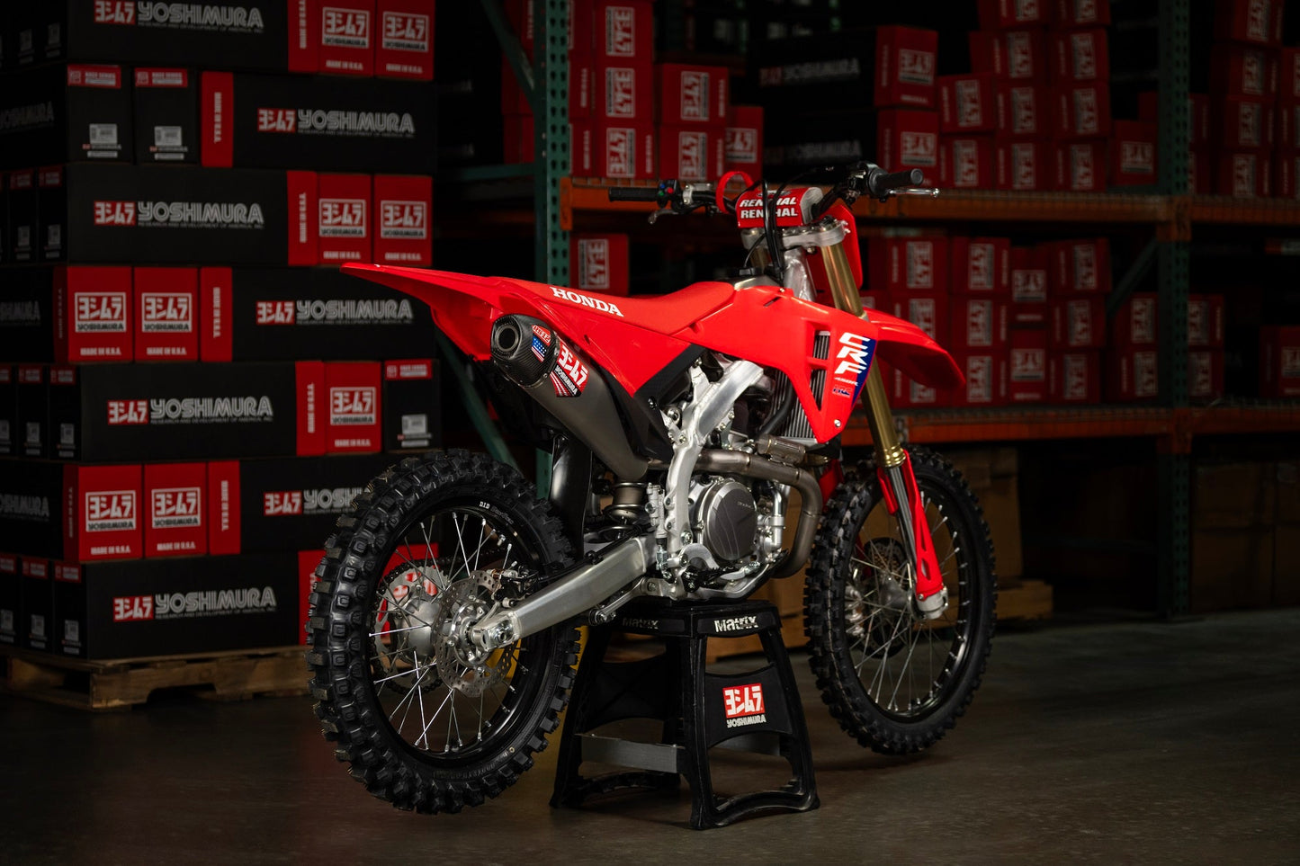 CRF450R/RX 25-26 RS-12 Titanium Full Exhaust, w/ Titanium Muffler - 225861S720