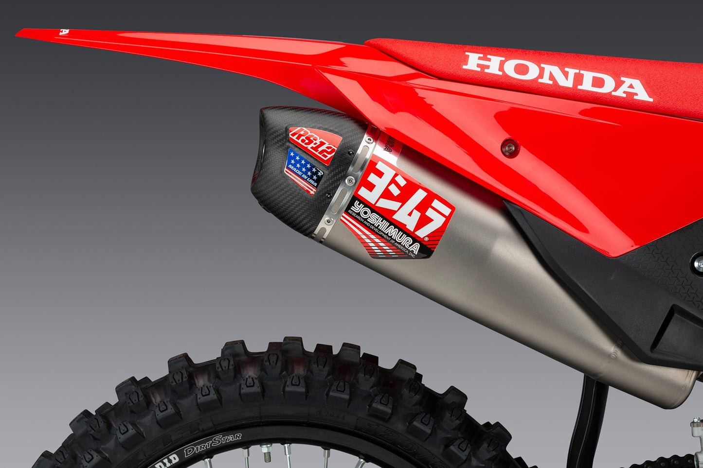 CRF450R/RX 25-26 RS-12 Titanium Full Exhaust, w/ Titanium Muffler - 225861S720