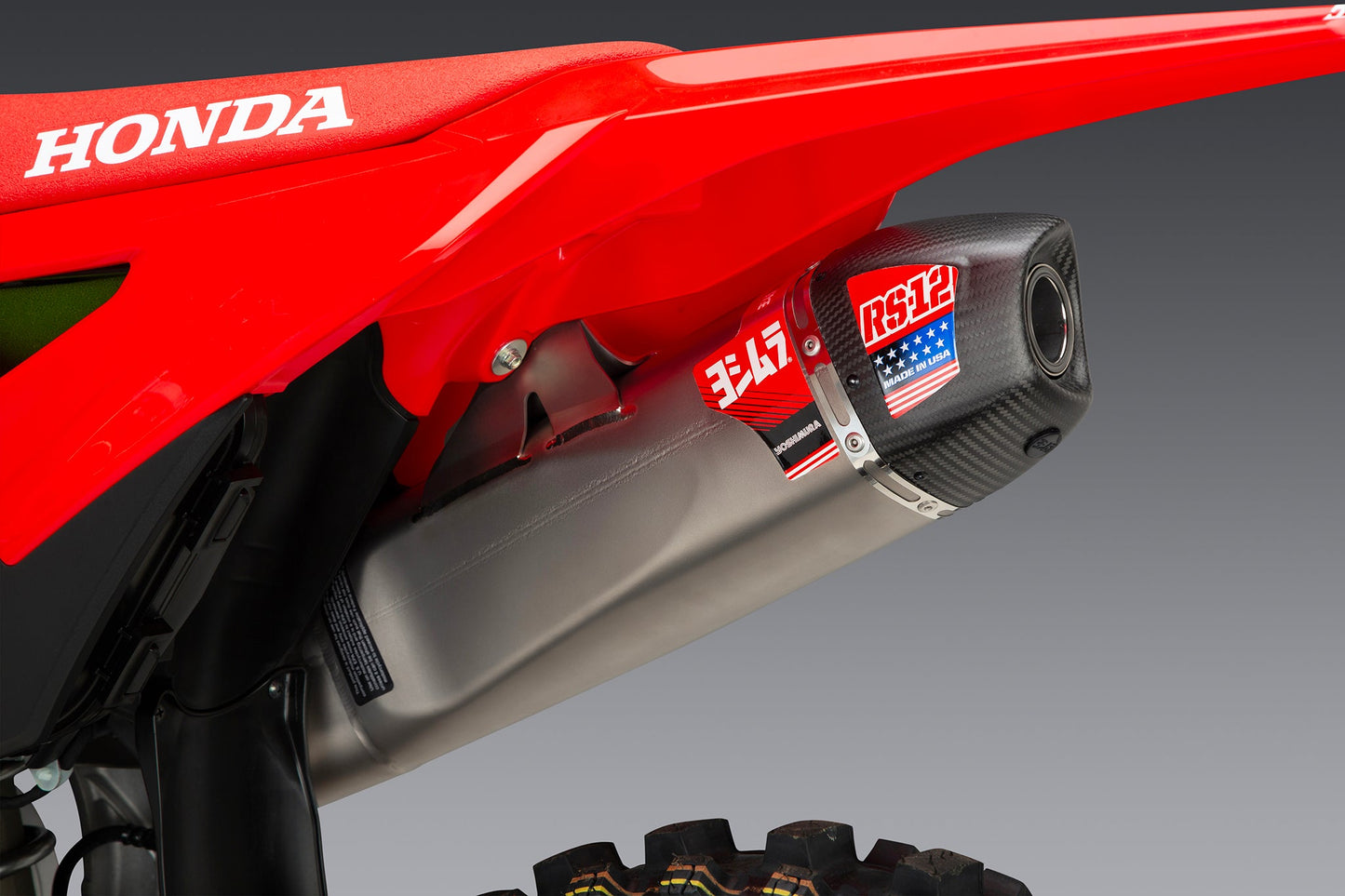 CRF450R/RX 25-26 RS-12 Titanium Full Exhaust, w/ Titanium Muffler - 225861S720