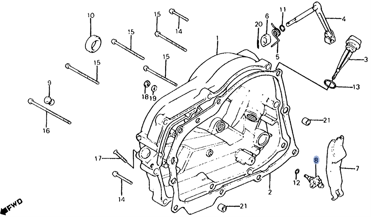 Honda OEM part 22831-436-000