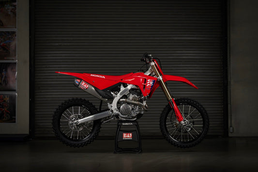 CRF250R/RX 25-26 RS-12 Stainless Full Exhaust, w/ Stainless Muffler - 228460S520