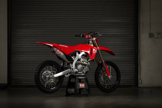 CRF250R/RX 25-26 RS-12 Stainless Full Exhaust, w/ Stainless Muffler - 228460S520