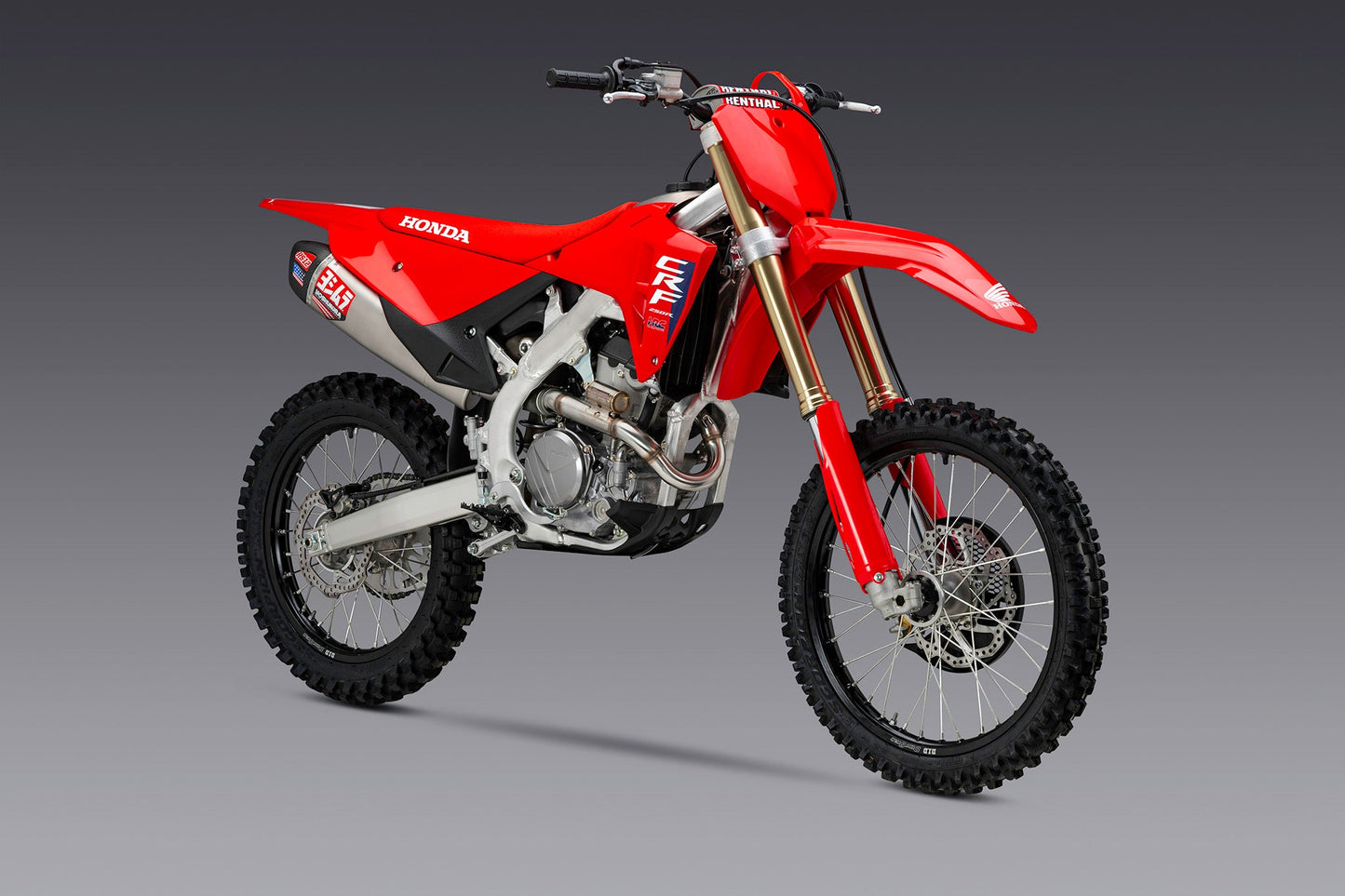 CRF250R/RX 25-26 RS-12 Stainless Full Exhaust, w/ Stainless Muffler - 228460S520