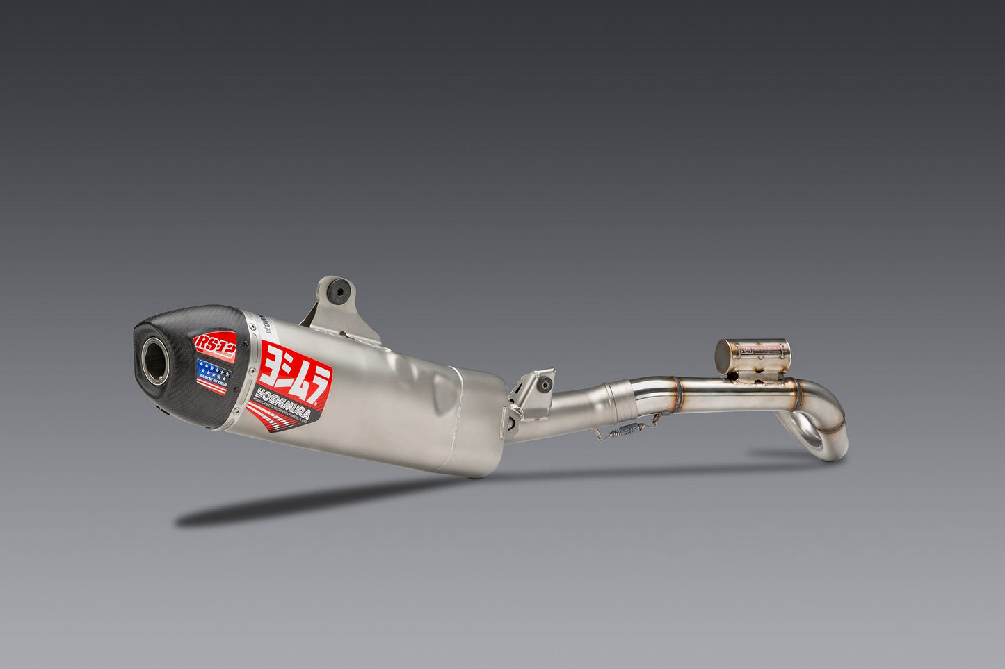CRF250R/RX 25-26 RS-12 Stainless Full Exhaust, w/ Stainless Muffler - 228460S520
