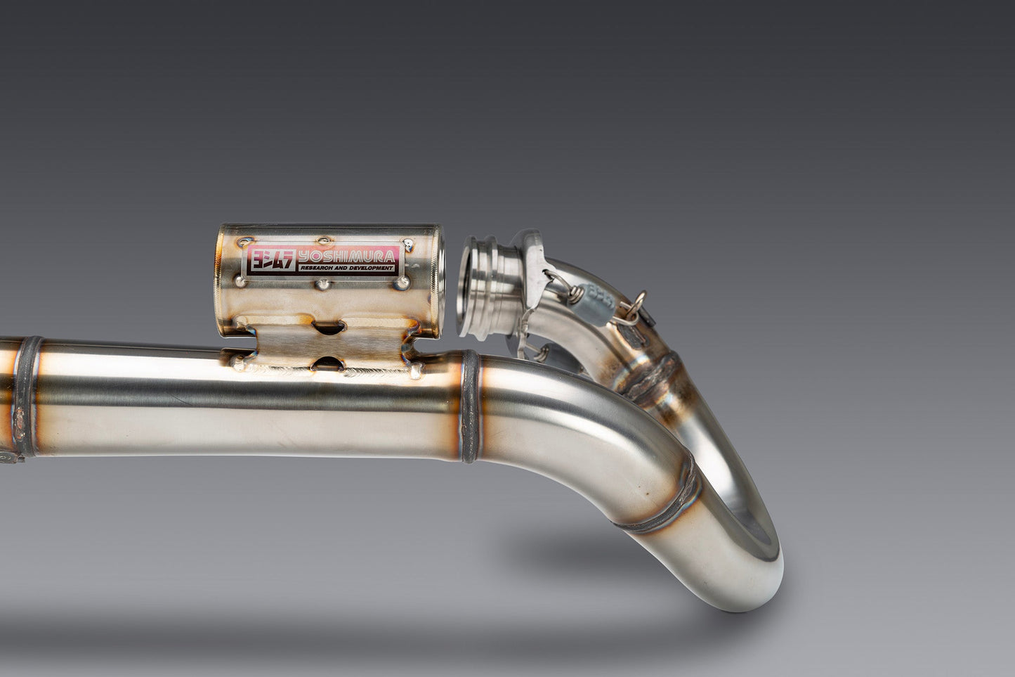 CRF250R/RX 25-26 RS-12 Stainless Full Exhaust, w/ Stainless Muffler - 228460S520