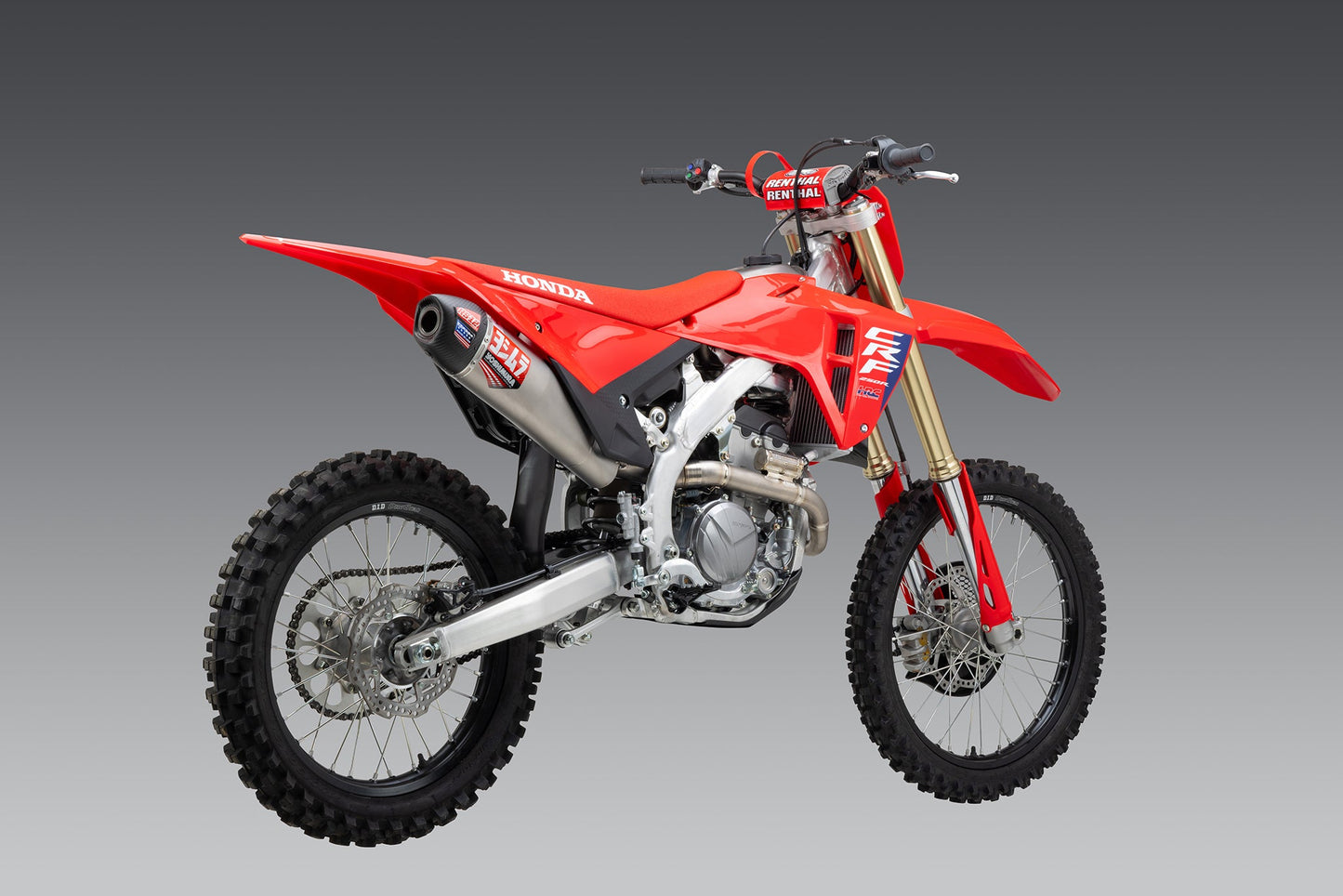 CRF250R/RX 25-26 RS-12 Titanium Full Exhaust, w/ Titanium Muffler - 228461S720