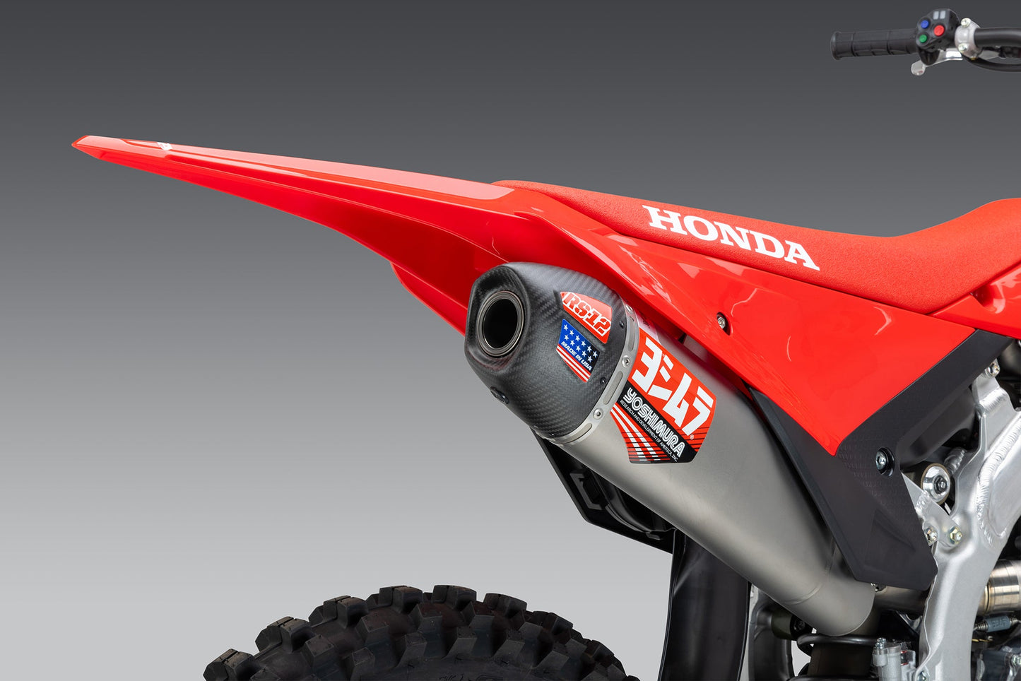 CRF250R/RX 25-26 RS-12 Titanium Full Exhaust, w/ Titanium Muffler - 228461S720