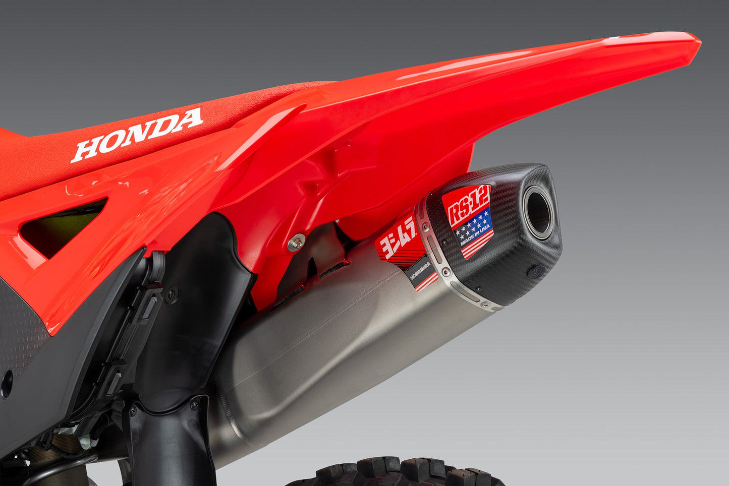 CRF250R/RX 25-26 RS-12 Titanium Full Exhaust, w/ Titanium Muffler - 228461S720