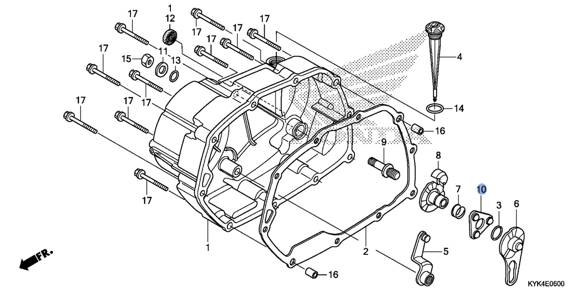 Honda OEM part 22860-KWB-601