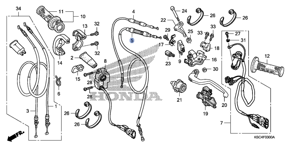 Honda OEM part 22870-KSC-000