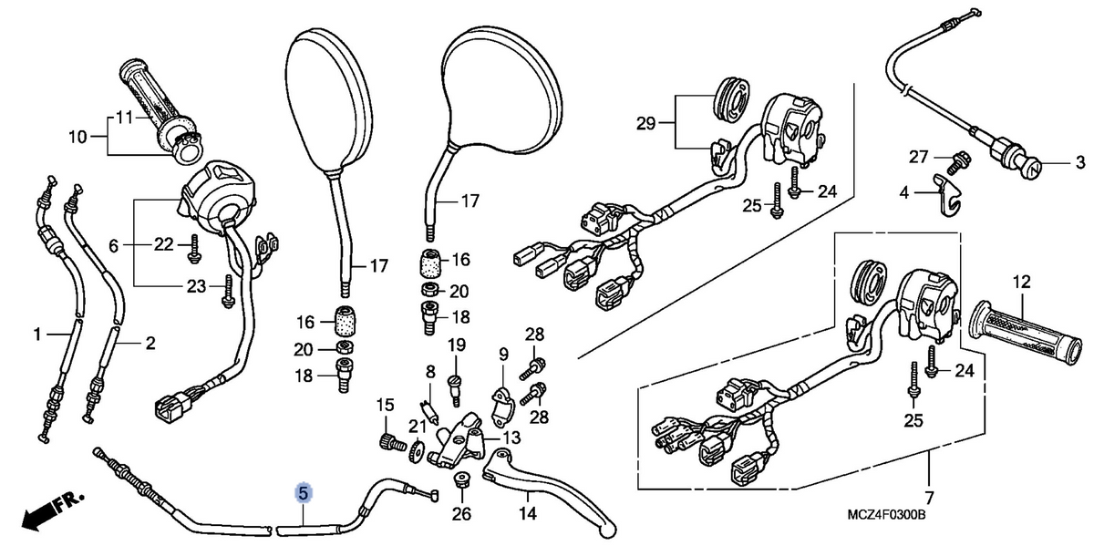 Honda OEM part 22870-MCZ-000