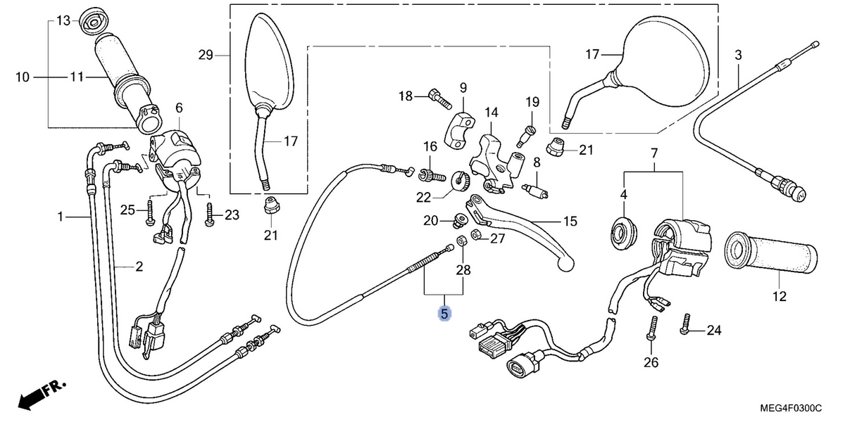 Honda OEM part 22870-MEG-000