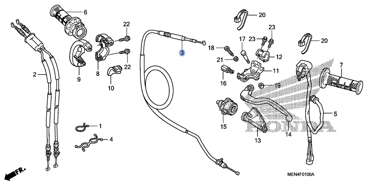 Honda OEM part 22870-MEN-A30