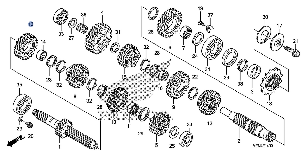 Honda OEM part 23481-MEN-A30