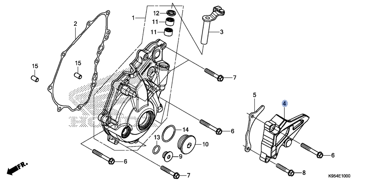 Honda OEM part 23810-K95-A60