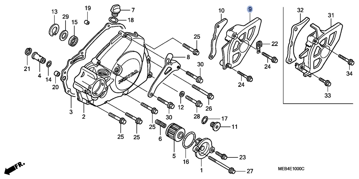 Honda OEM part 23810-MEN-730