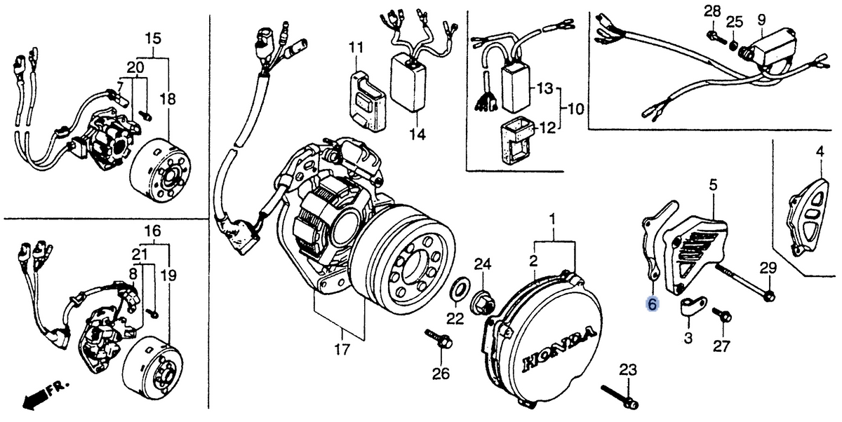 Honda OEM part 23812-KA4-740